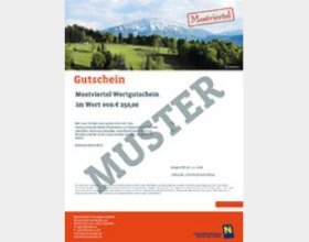 Mostviertel-Wertgutscheine, © Mostviertel Tourismus